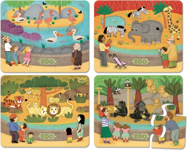 Vilac Lesene Puzzle Zoo