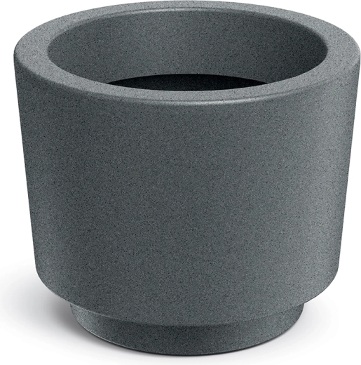 Cvetlični lonec Splito Round 30 cm, granitno siv