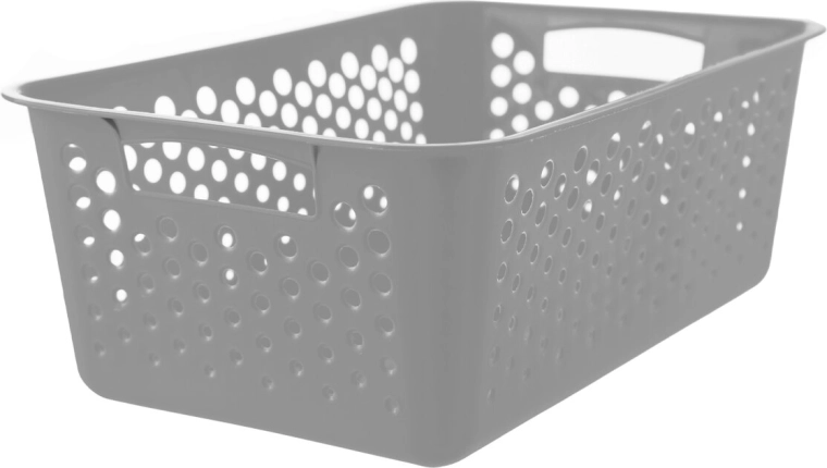 Odlagalna košarica Art siva 30 × 20 × 11 cm