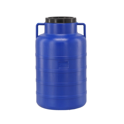 Plastična fermentacijska posoda 60 l s pokrovom in ročaji iz HDPE