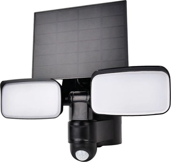 Solight LED solarna zunanja svetilka s senzorjem gibanja 9 W 850 lm 4000 K črna – 1 kos