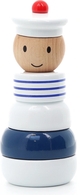 Lesena sestavljiva stolpnica v obliki mornarja