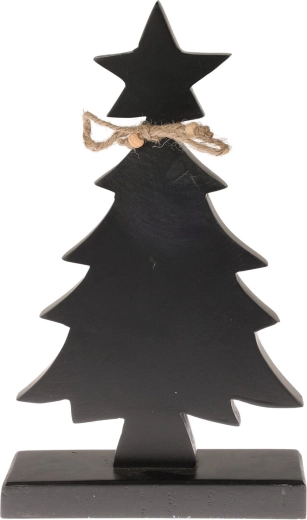 Christmas Tree Decoration Made of Mango Wood with a Star