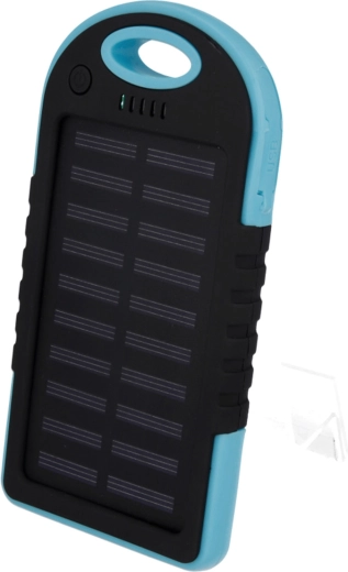 Setty solarna powerbanka 5000 mAh modra