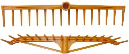 Grablje za seno 59 × 10 cm, 16 zob, plast, brez držaja