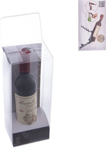 Odpirač za vinske in pivske steklenice 12 cm