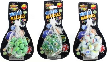 Krogle za cinkanje na kartici – set 25 kos