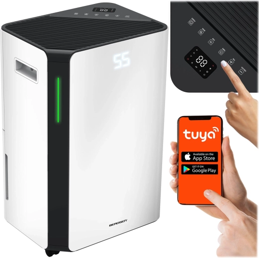 Kompresorski razvlaževalnik zraka z Wi‑Fi 20 l/24 h BERDSEN BD-532 bel