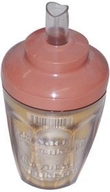 Plastični dozirnik za sladkor 11 cm, prozoren