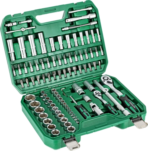 STALCO komplet nasadnih ključev 1/2" + 1/4" (94 kosov)