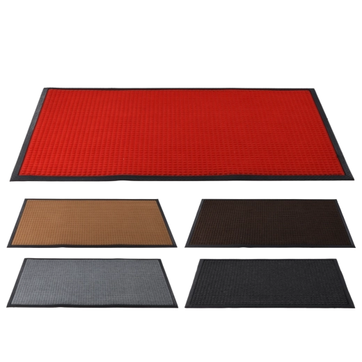 Pravokotna gumijasta predpražnica s polipropilenom 80×120 cm