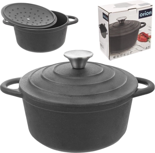 Lito lonec s pokrovom Orion Litina 20 cm, 2,7 l