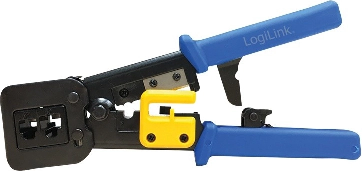 Krimp klešče LogiLink za RJ11/RJ12/RJ45 (EZ) z ragljo in rezalnikom