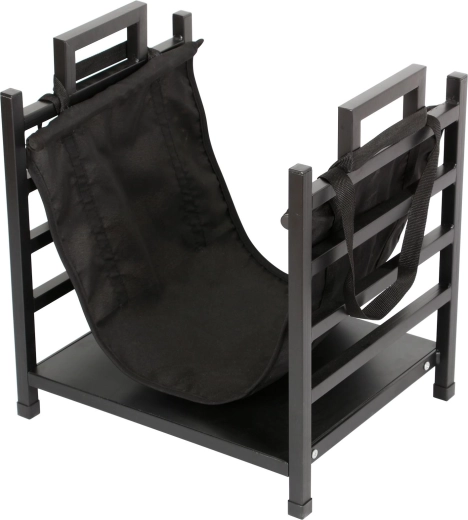 Stojalo za kamin­ska drva z odstranljivim nosilcem