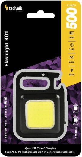 Technik MT-K01 delovna svetilka Clip-Light s COB LED in USB‑C (500 lm)
