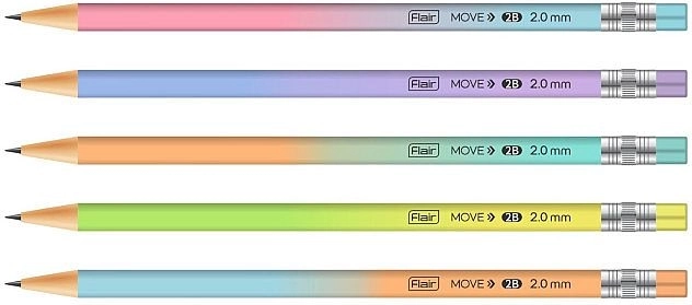 Mehanski grafitni svinčnik Concorde Move 2 mm, asortirane barve
