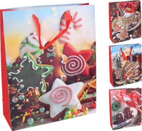 Velika božična darilna vrečka