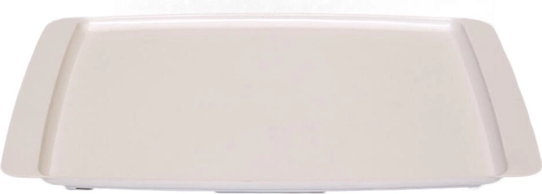 Plastičen servirni pladenj 30 × 22 cm, mešanica barv