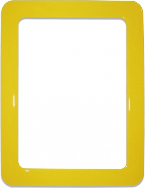 Magnetni samolepilni okvir velikosti 16,0 × 11,8 cm - rumen