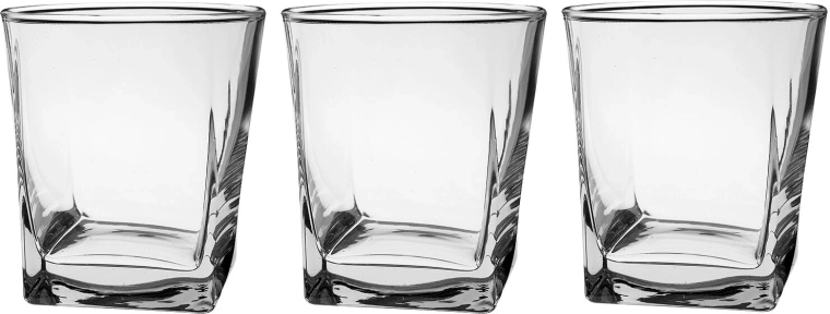 Kozarci za viski Carre 310 ml (3 kosi)