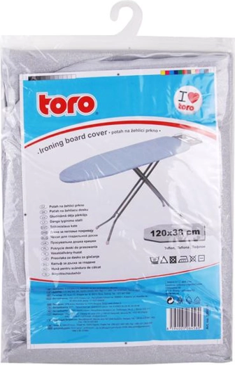 Toro prevleka za likalno desko z nelepljivo teflonsko površino 38 × 120 cm