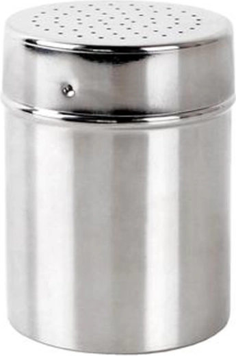 Nerjaveča posodica za sladkor z drobnim sitom 7 cm