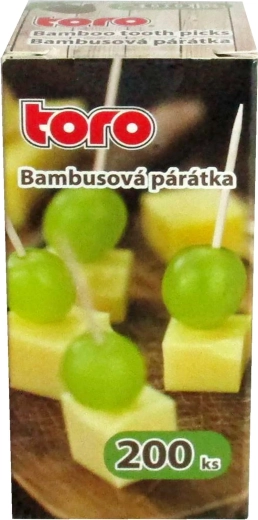 Bambusovi zobotrebci v papirnati škatlici (200 kos)