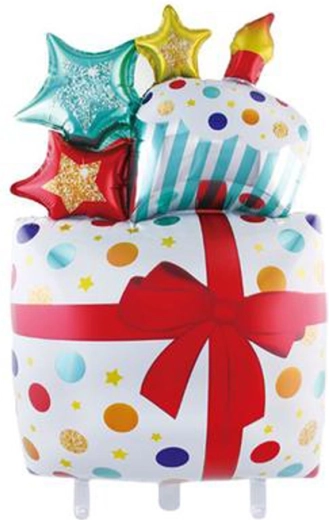 Foliasti balon Darilo 47 × 74 cm