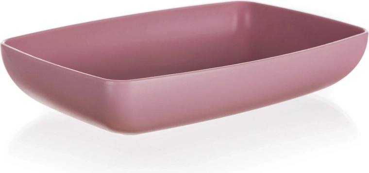 Servirni pladenj Culinaria plastičen temno rožnat 18 x 12 cm