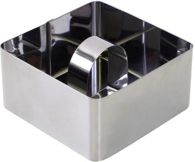 Nerjavno kvadratno živilsko modlo Toro 8 cm