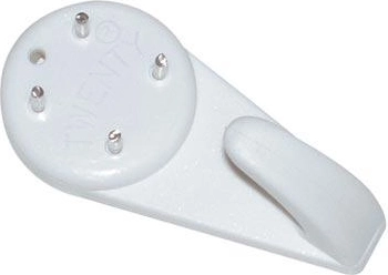 Kljukica TWENTY Maxi II, plastična, bela, 3 kosi