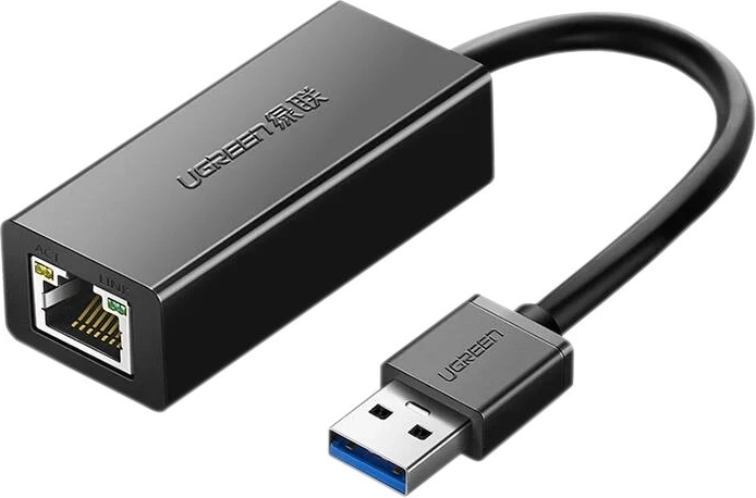 Ugreen CR111 USB 3.0 gigabitni omrežni adapter na RJ45 (črn) - 1 kos