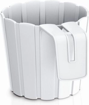 Viseči lonček za rože Boardee Hook bel 14,4 cm