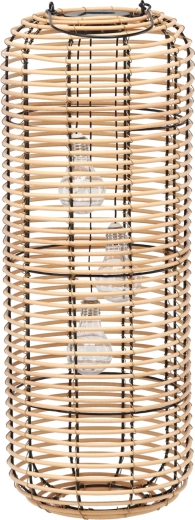 Rjava solarna svetilka 62 cm