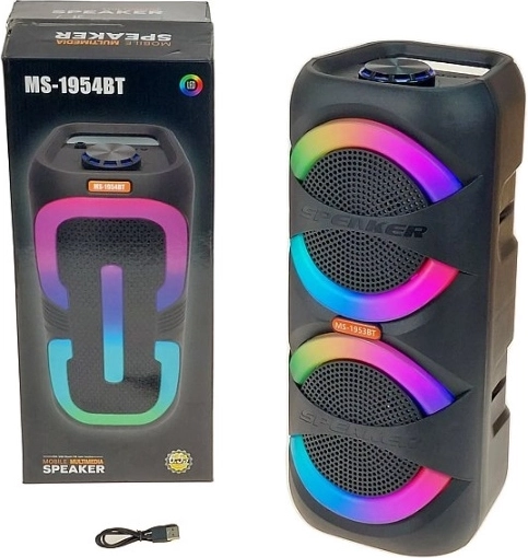 Prenosni bluetooth zvočnik MS-1954BT z RGB osvetlitvijo