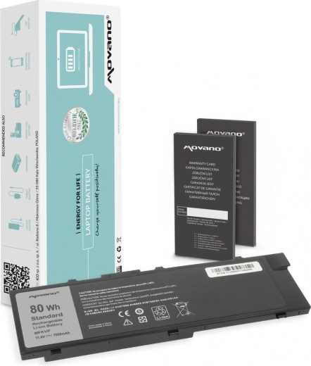 Movano baterija za Dell Precision 15 7510 in Precision 17 7710 (MFKVP) 7000 mAh / 80 Wh