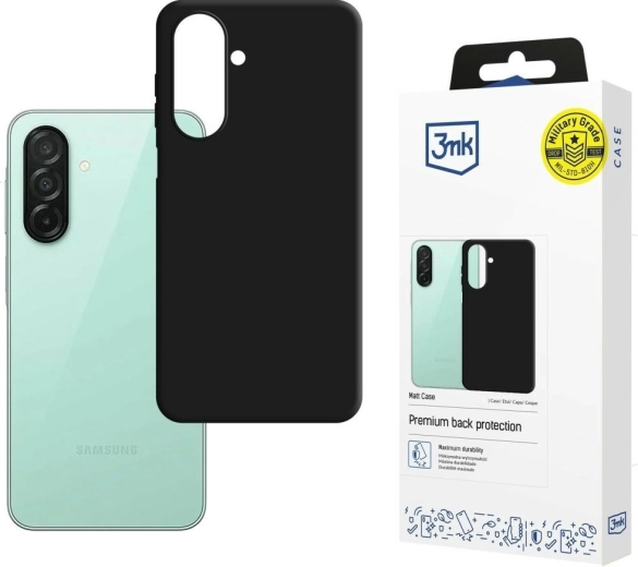 3MK Matt Case matiran ovitek za Samsung Galaxy A27 5G črn