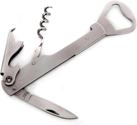 Natakarski odpirač, velik, iz nerjavnega jekla