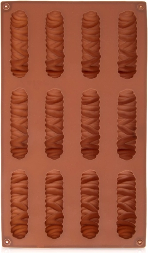 Silikonski model za piškote in praline, rjav 29 × 17 × 1,8 cm