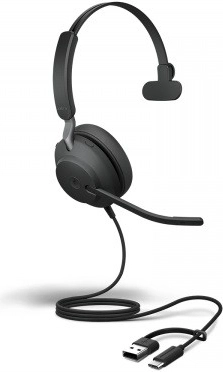 Jabra Evolve2 40 SE mono naglavni komplet USB-A/USB-C za Microsoft Teams