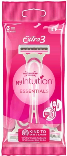 Wilkinson Extra Essentials 3 Beauty disposable razor, 4 pcs