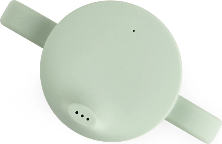 Done by Deer silicone sippy cup with spout and two handles Playground, green