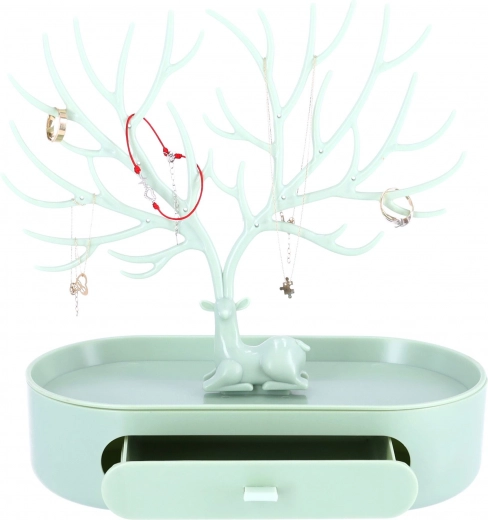 Stojalo za nakit iz rogovja - zeleno