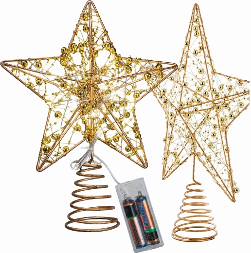 LED Bethlehem star for a Christmas tree, 25 cm