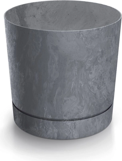 Cvetlični lonec Tubo z betonskim učinkom 12,8 cm, marengo