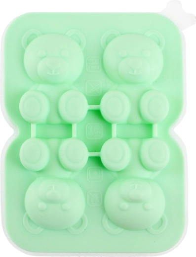 Silikonski model za led Medvedek, zelena