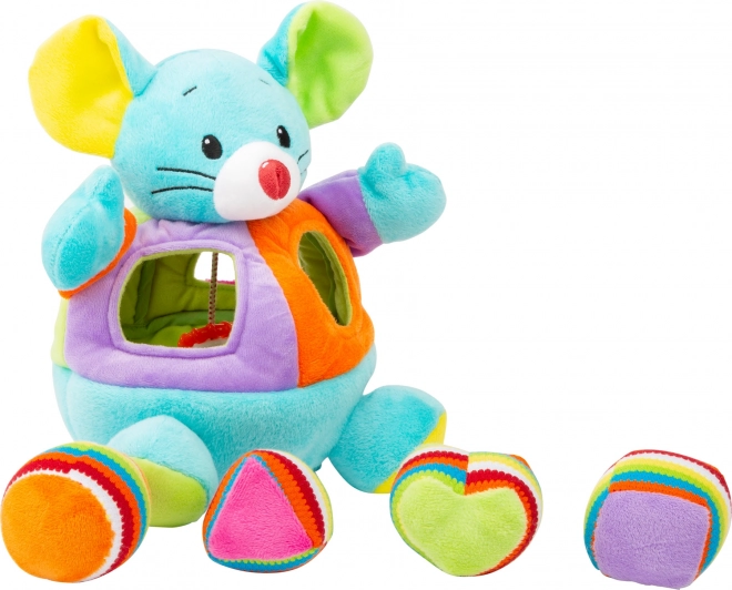 Plush Shape-Sorting Mouse small foot