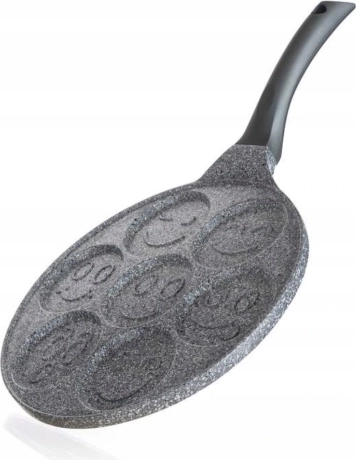 Ponev za palačinke 26 cm BANQUET Granite Gray Smile