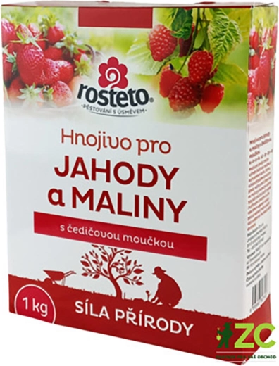 Gnojilo z bazaltno moko za jagode in maline 1 kg ROSTETO