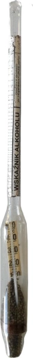 Alkoholometer s termometrom za merjenje alkohola